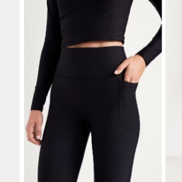 Old Navy Active Extra-High Waisted PowerSoft Boundless 7/8 Pocket Legging M Tall - Picture 4 of 4